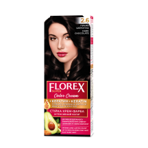 Plaukų dažai FLOREX 2.6 (kartus šokoladas)